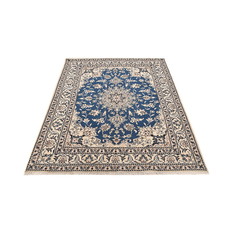 Tapis persan - Nain - 205 x 150 cm - bleu