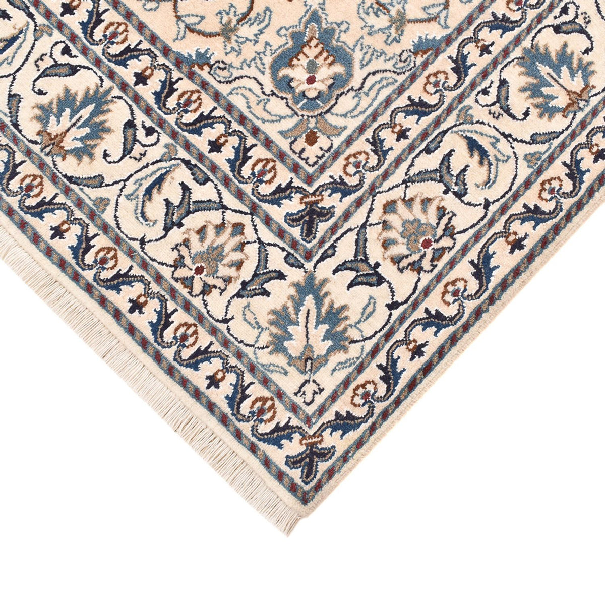 Tapis persan - Nain - 197 x 147 cm - beige clair