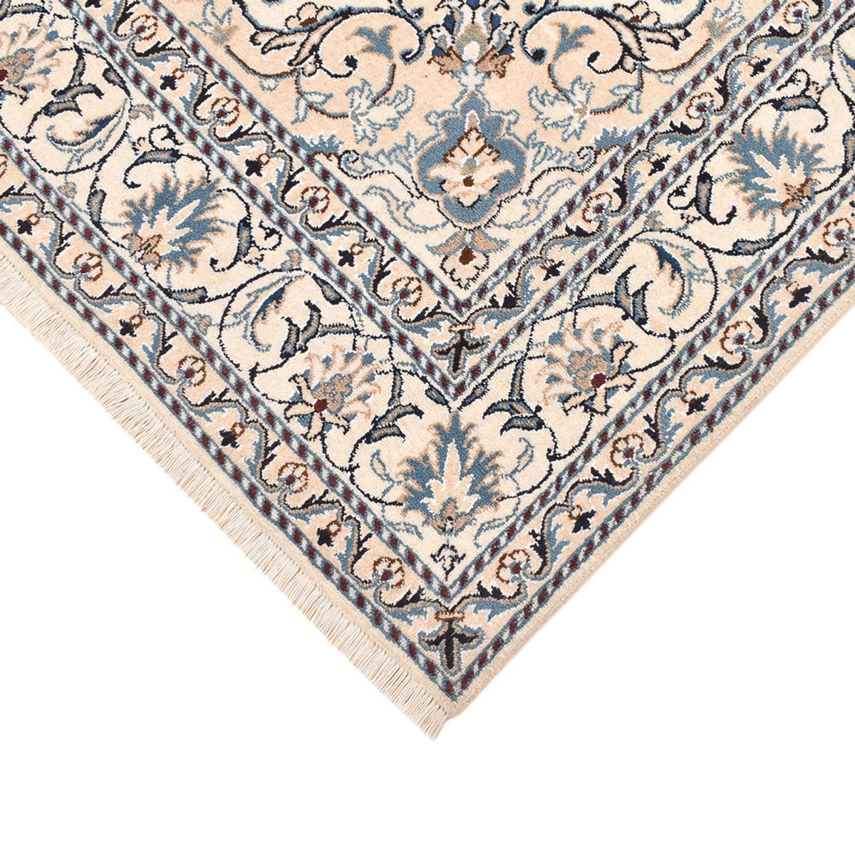 Tapis persan - Nain - 209 x 146 cm - beige clair