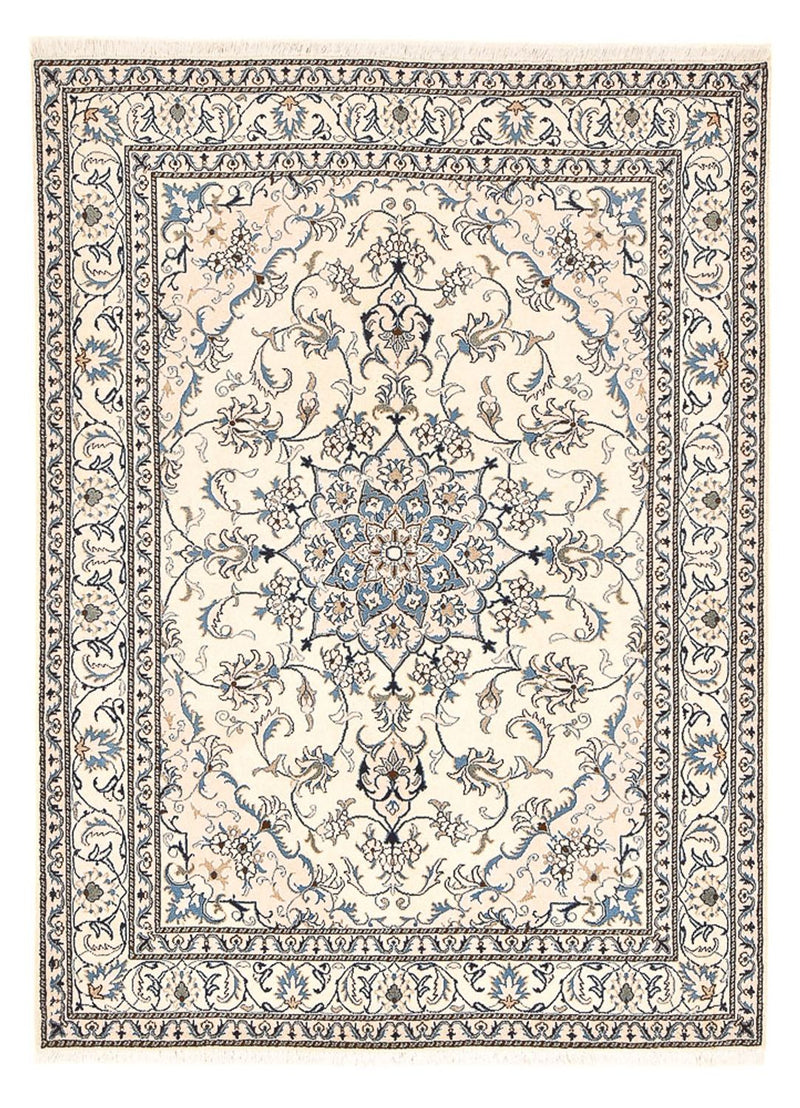 Tapis persan - Nain - 230 x 167 cm - beige clair