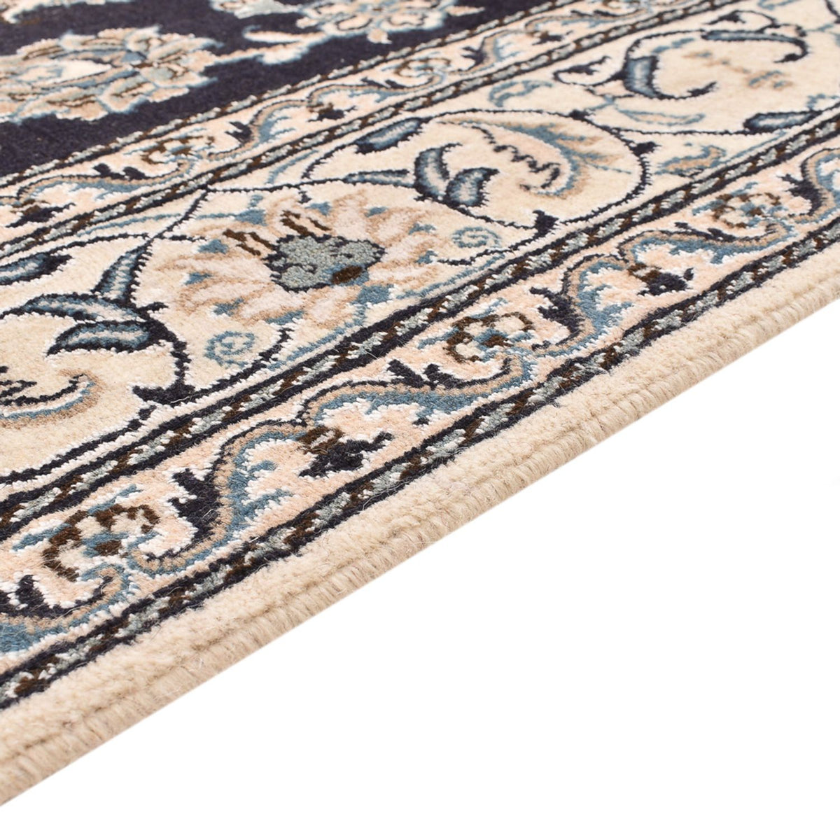 Tapis persan - Nain - 242 x 165 cm - bleu foncé