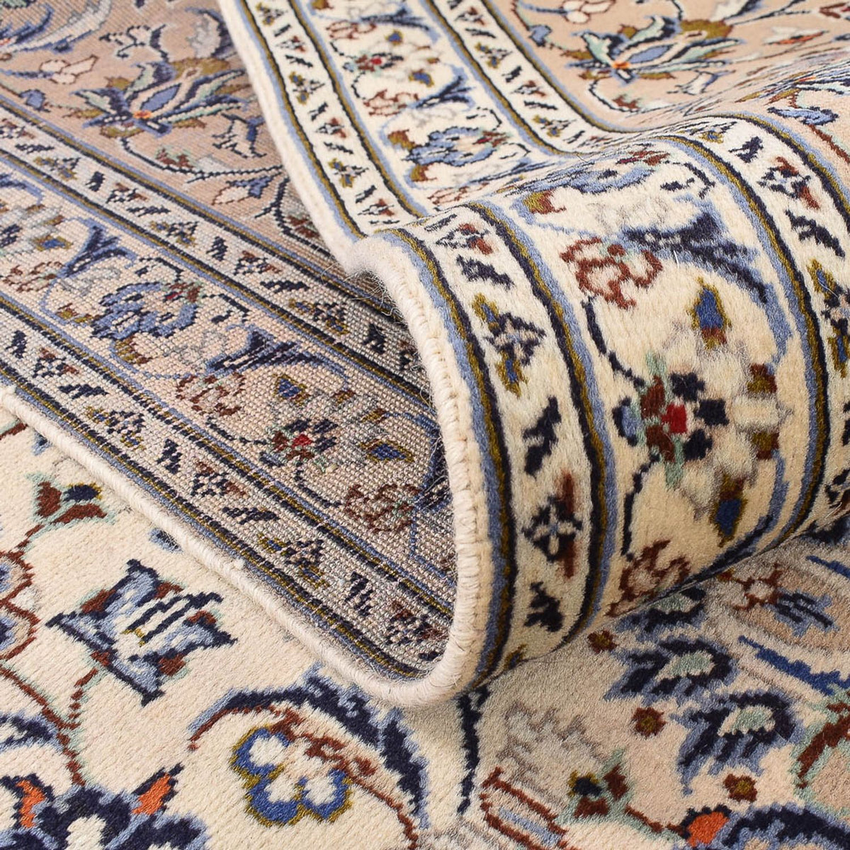 Tapis persan - Keshan - 405 x 295 cm - beige foncé