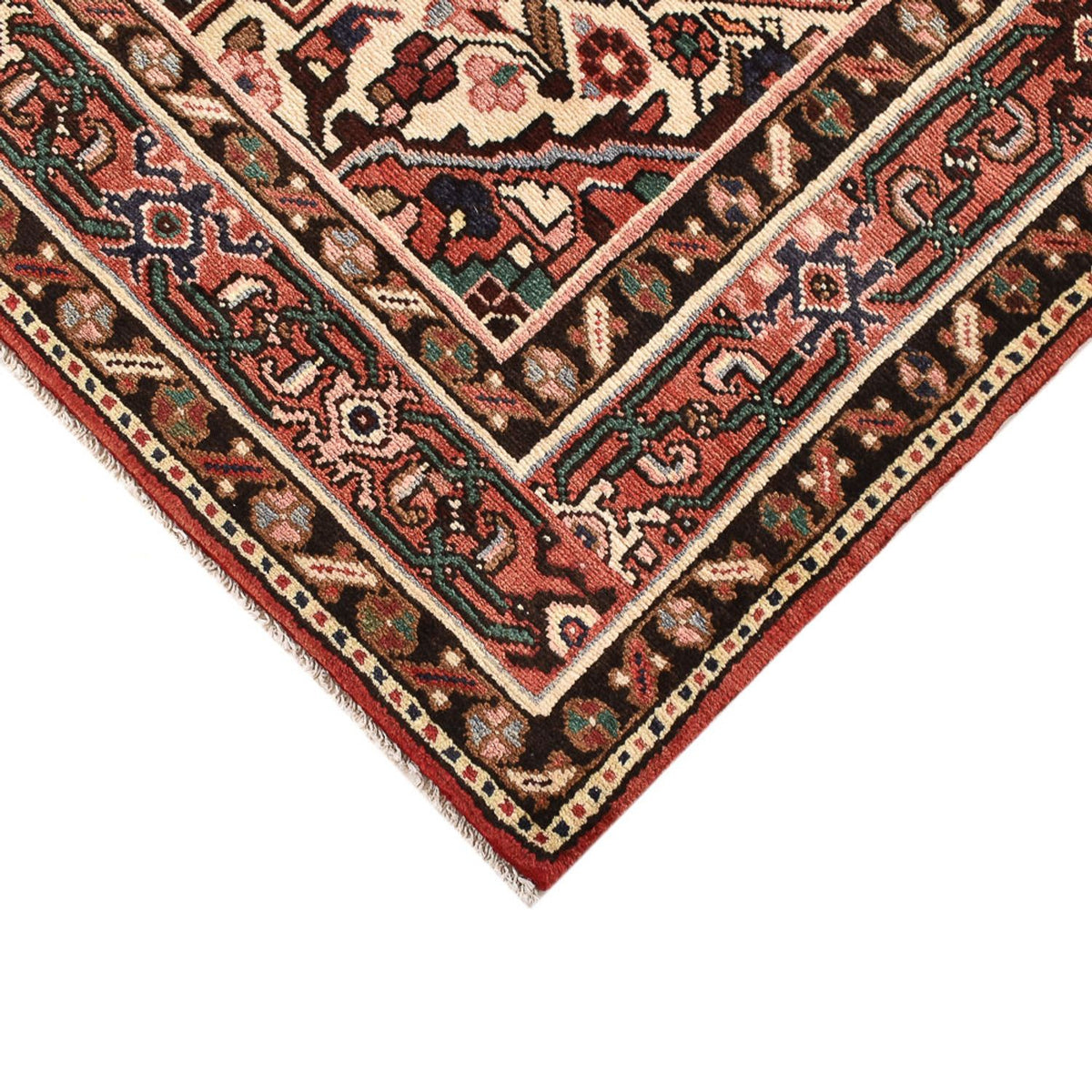 Tapis persan - Nomadic - 300 x 211 cm - rouge clair
