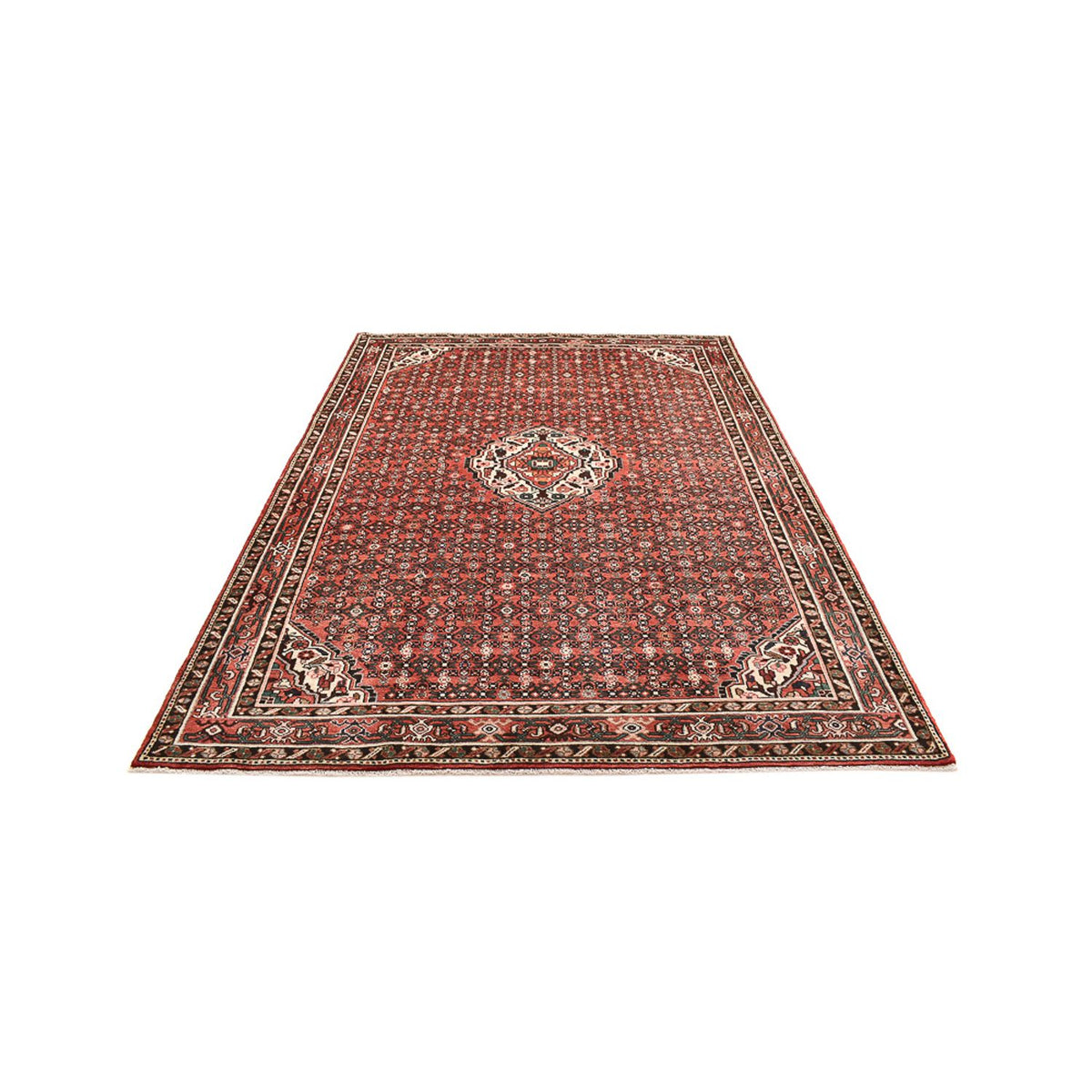Tapis persan - Nomadic - 300 x 211 cm - rouge clair