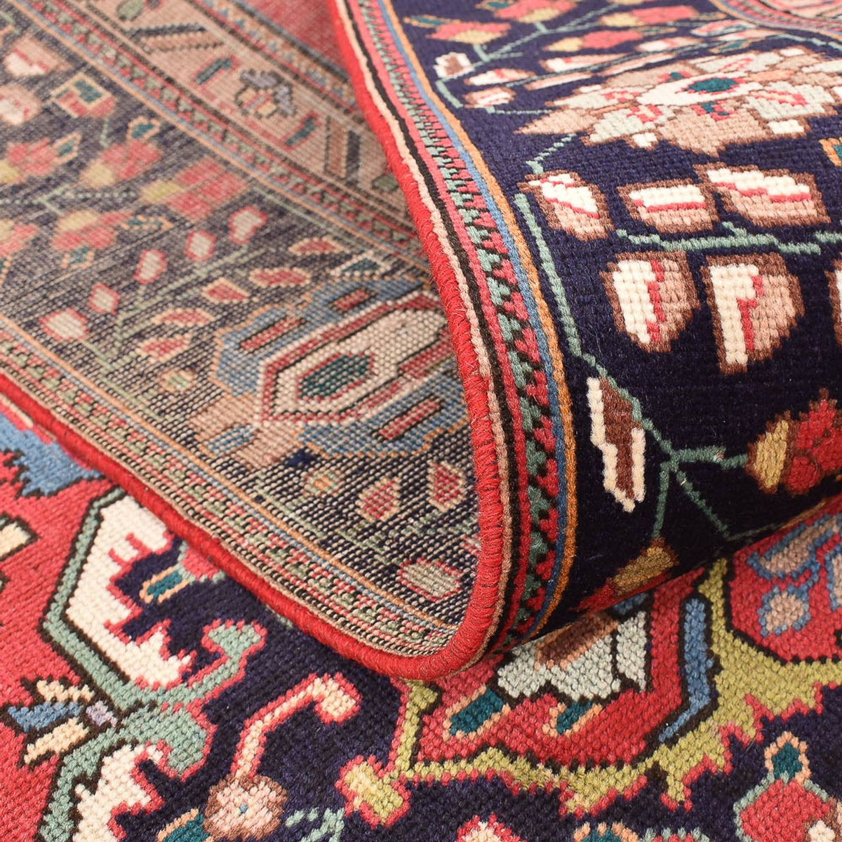 Tapis persan - Tabriz - 279 x 185 cm - rouge