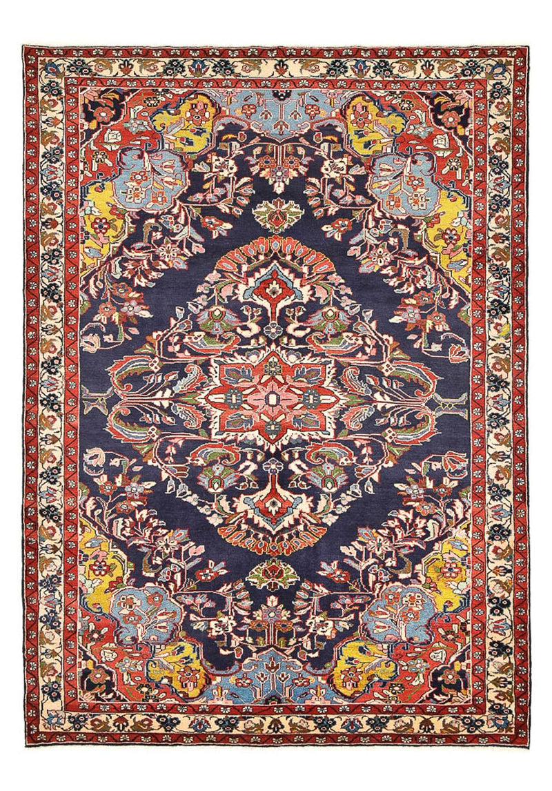 Tapis persan - Classique - 311 x 215 cm - bleu foncé