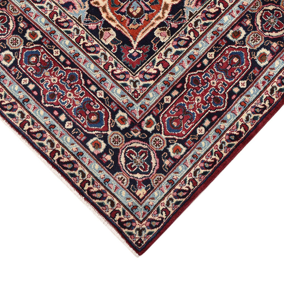 Tapis persan - Classique - 293 x 200 cm - rouge foncé