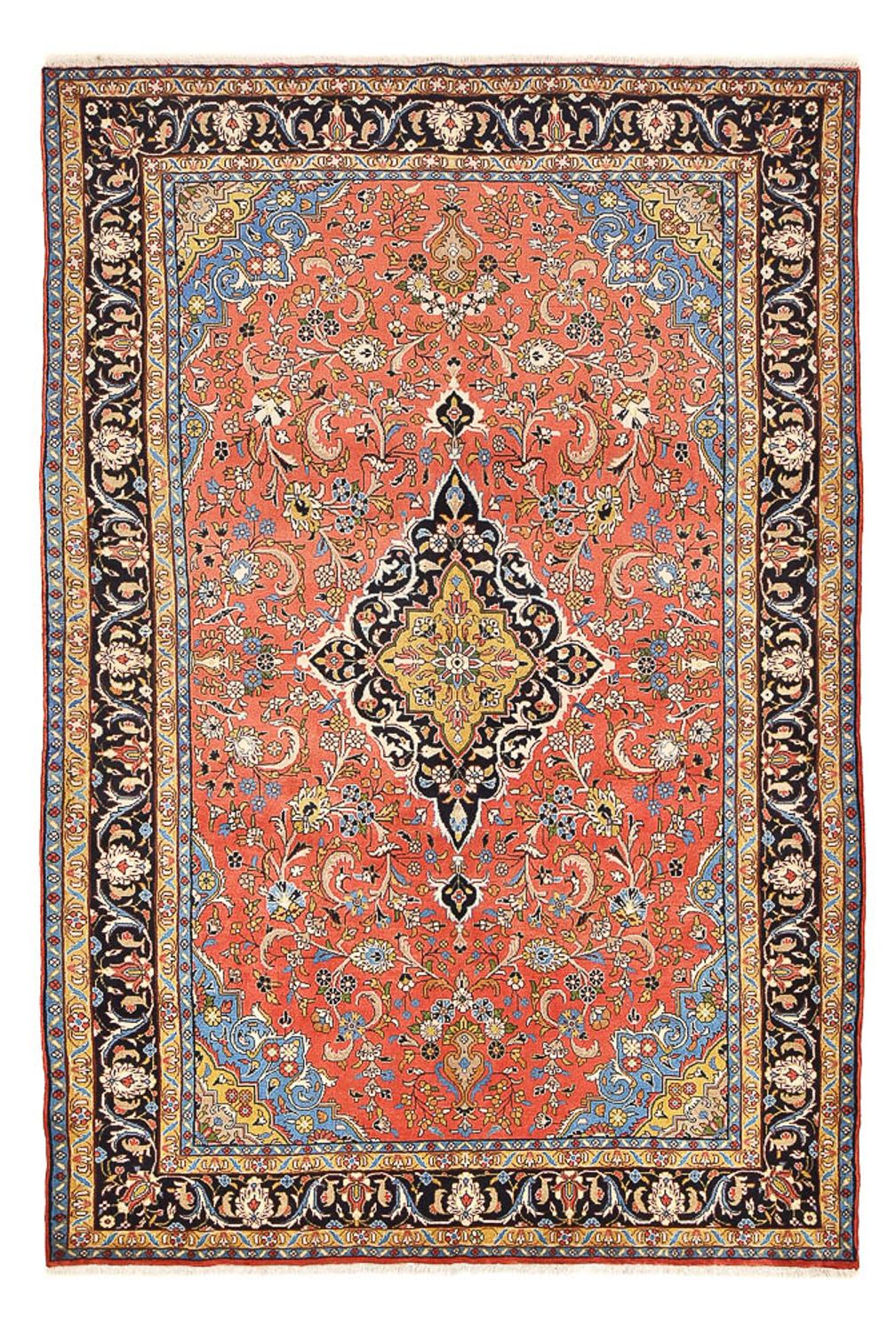 Tapis persan - Nomadic - 300 x 202 cm - rouge clair