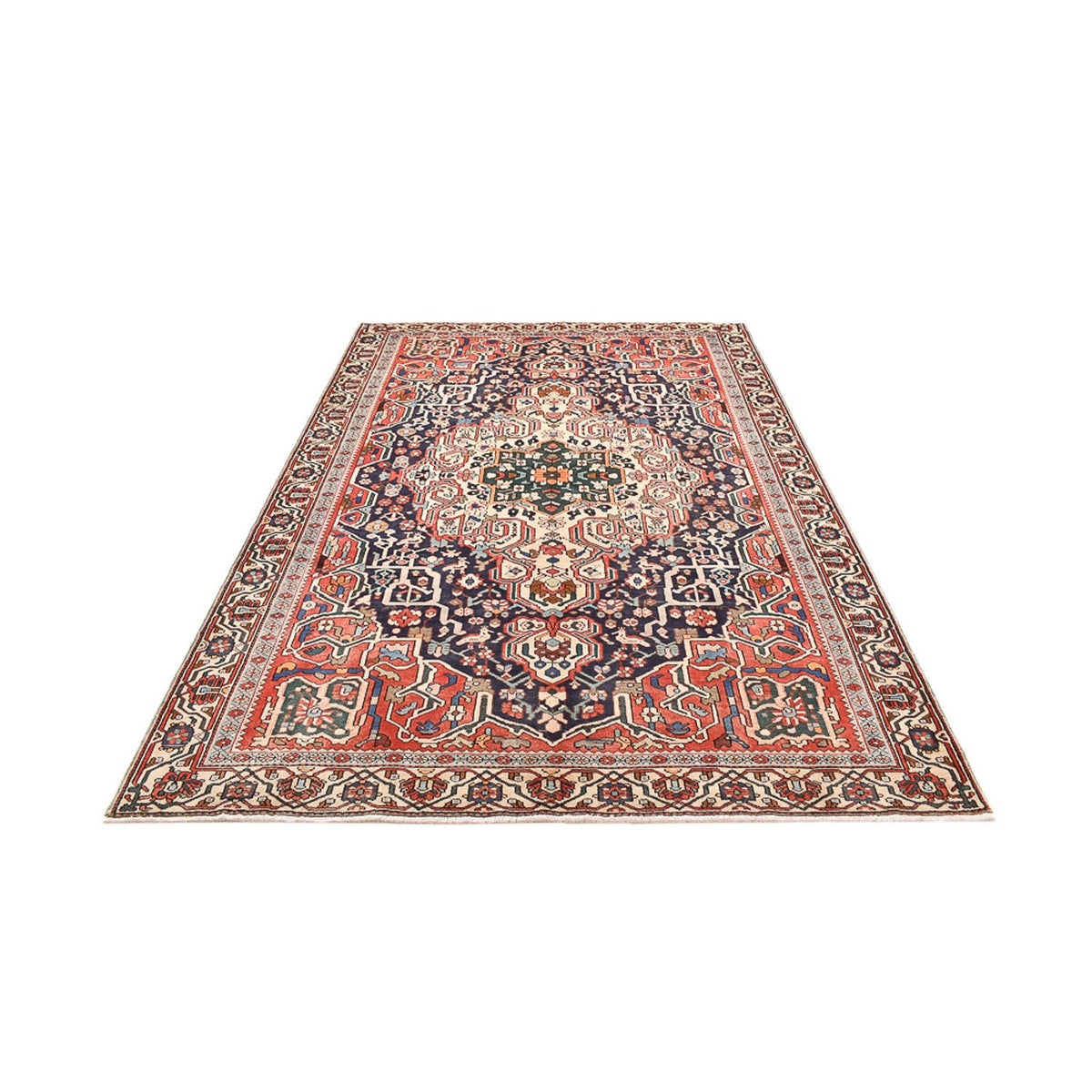 Tapis persan - Nomadic - 313 x 205 cm - rouge clair