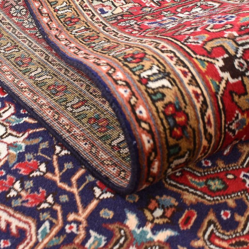 Tapis persan - Tabriz - 295 x 200 cm - bleu foncé