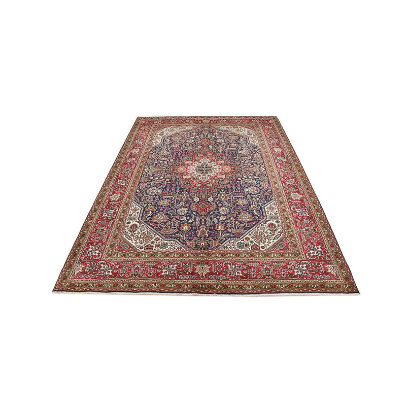 Tapis persan - Tabriz - 295 x 200 cm - bleu foncé