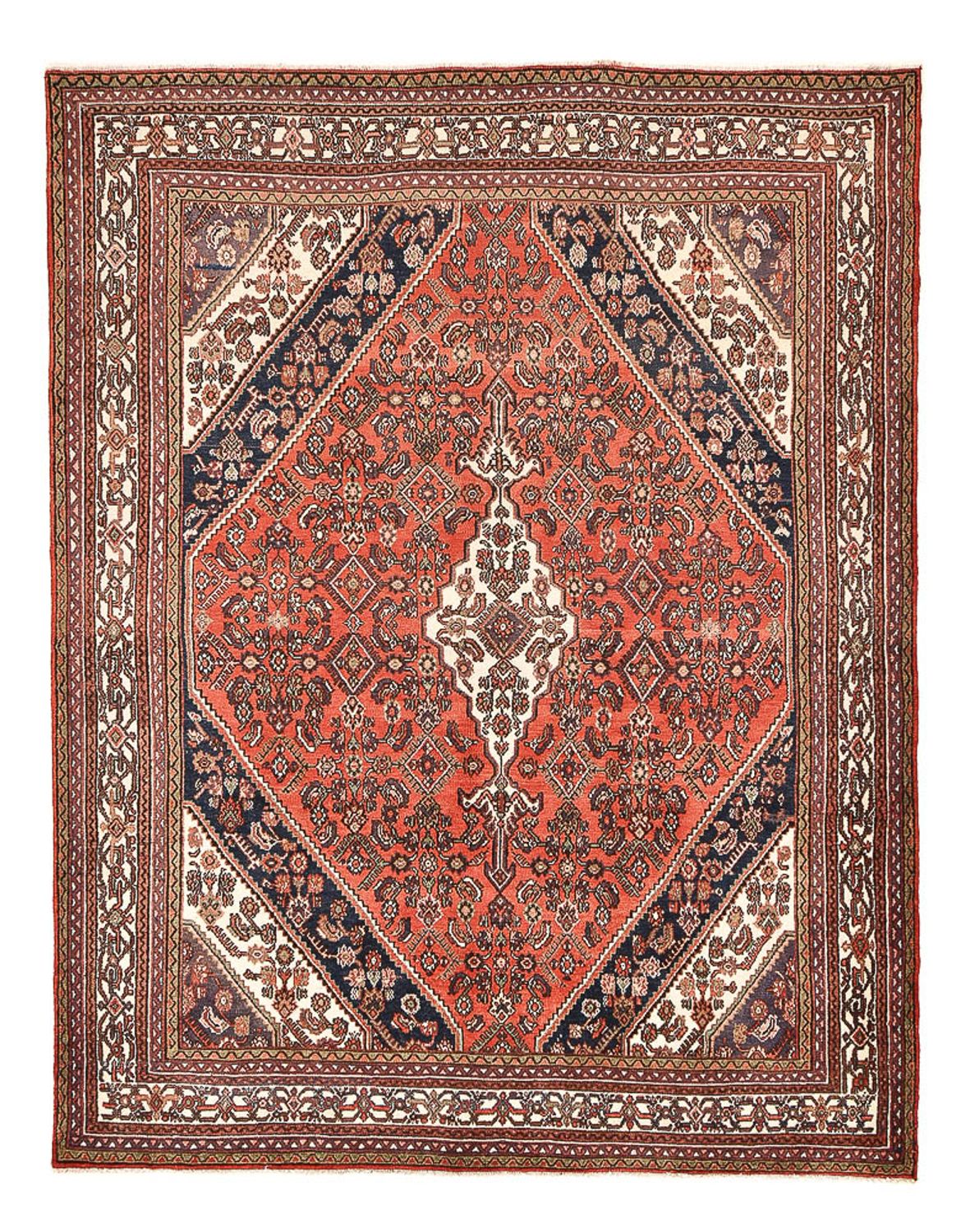 Tapis persan - Nomadic - 307 x 232 cm - rouge clair