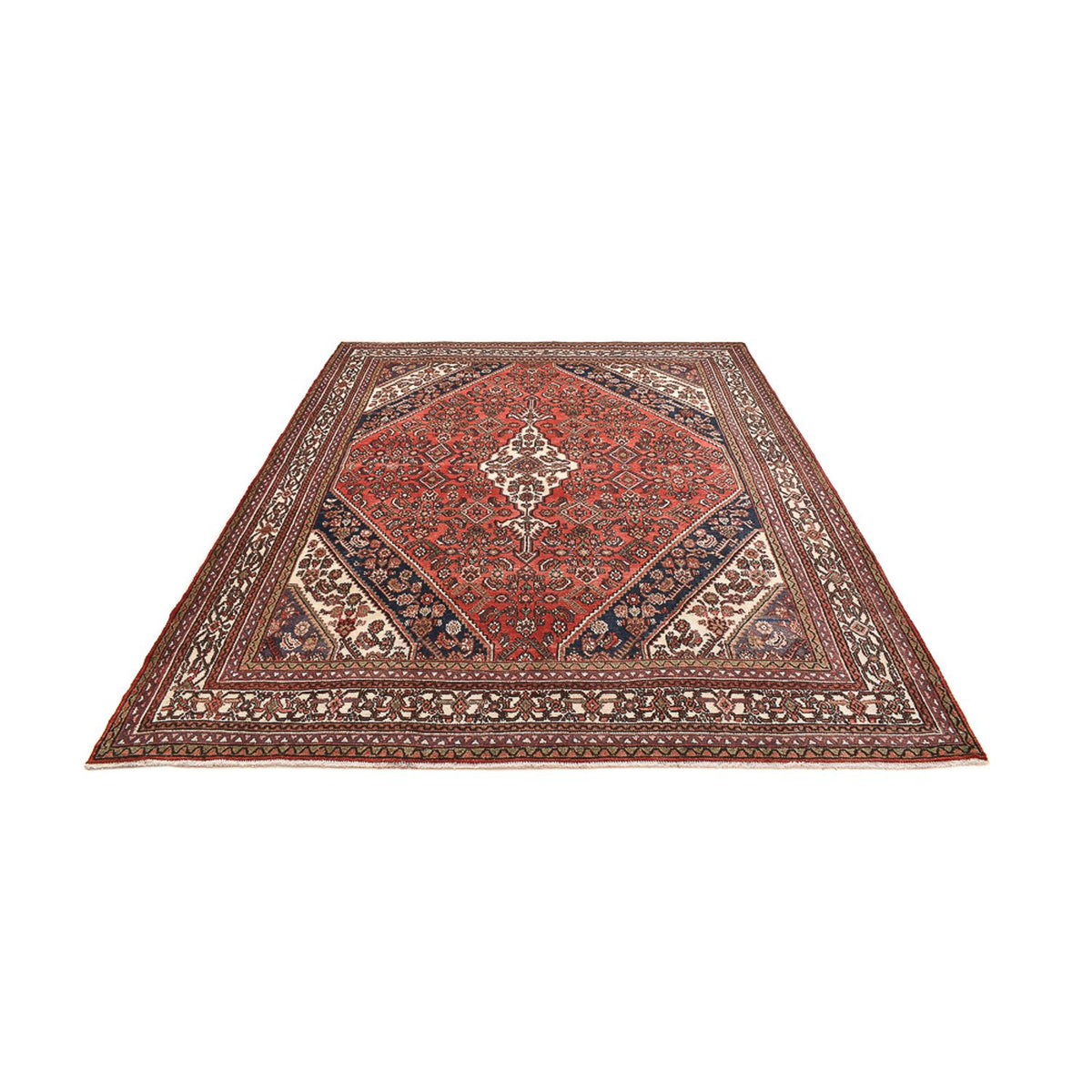 Tapis persan - Nomadic - 307 x 232 cm - rouge clair