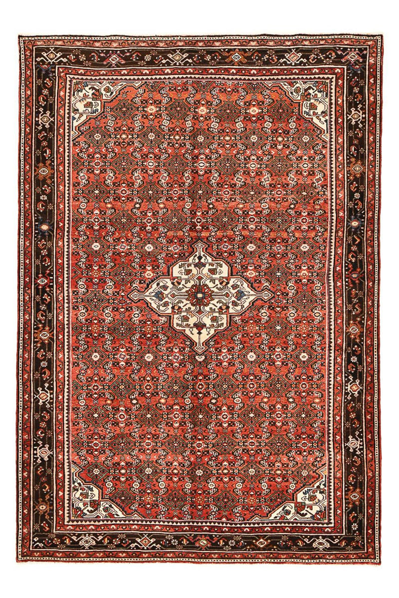 Tapis persan - Nomadic - 312 x 209 cm - terracotta