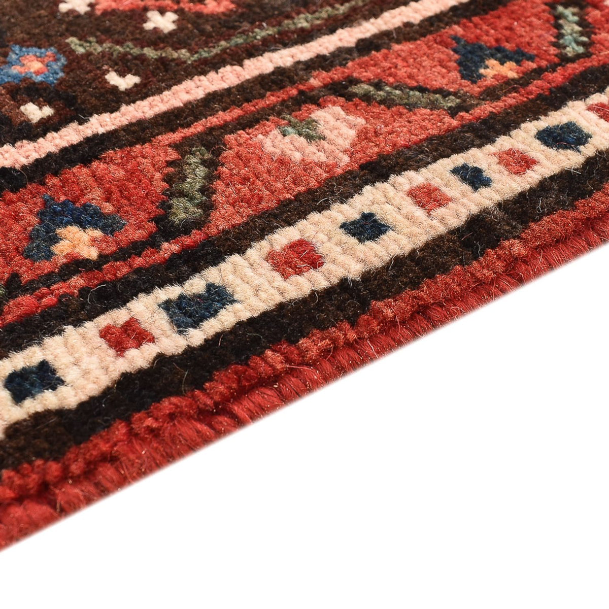 Tapis persan - Nomadic - 312 x 209 cm - terracotta