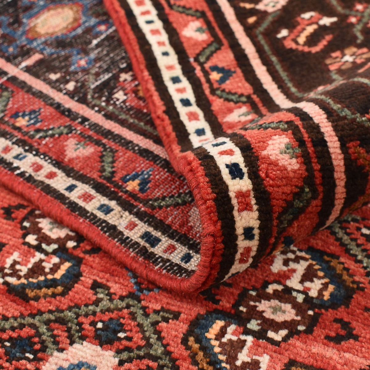Tapis persan - Nomadic - 312 x 209 cm - terracotta