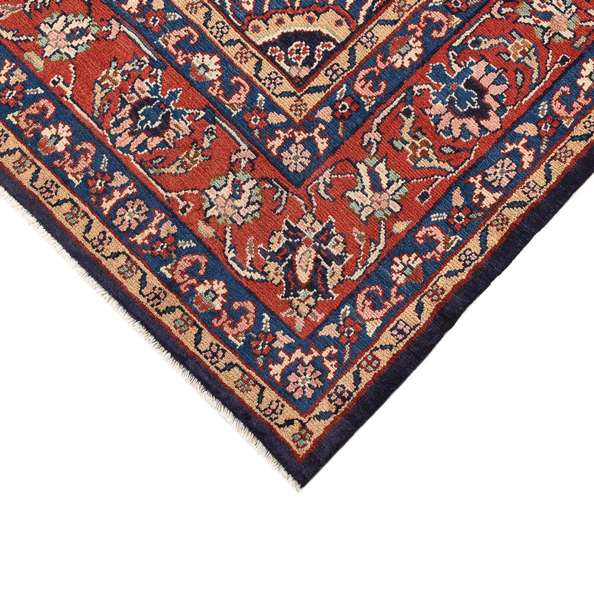 Tapis persan - Nomadic - 323 x 210 cm - bleu foncé