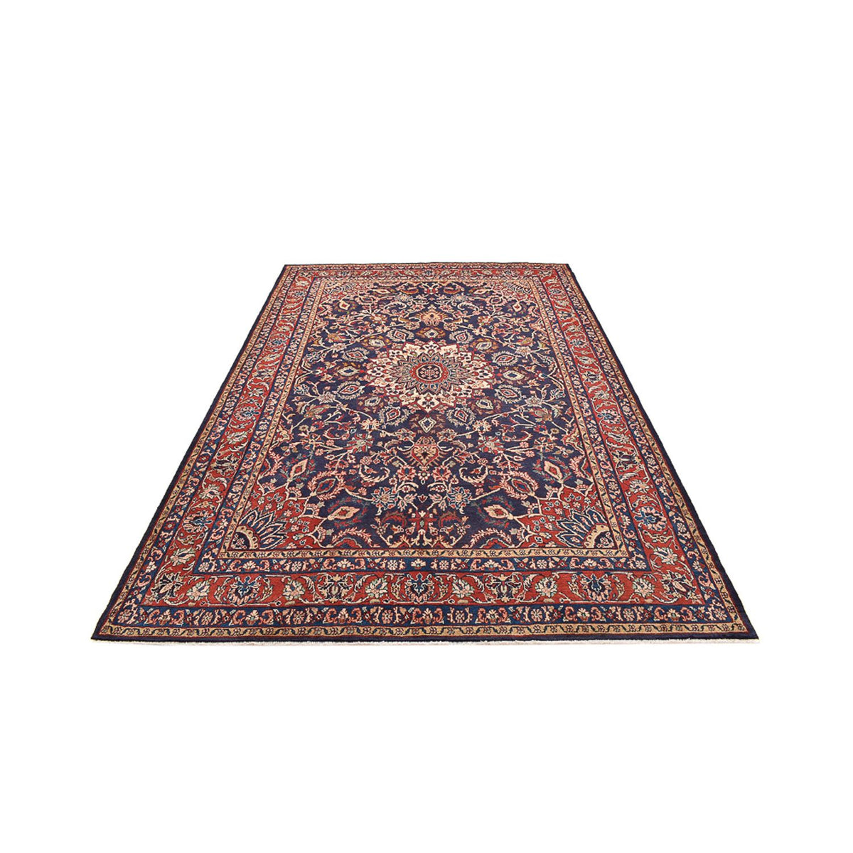 Tapis persan - Nomadic - 323 x 210 cm - bleu foncé
