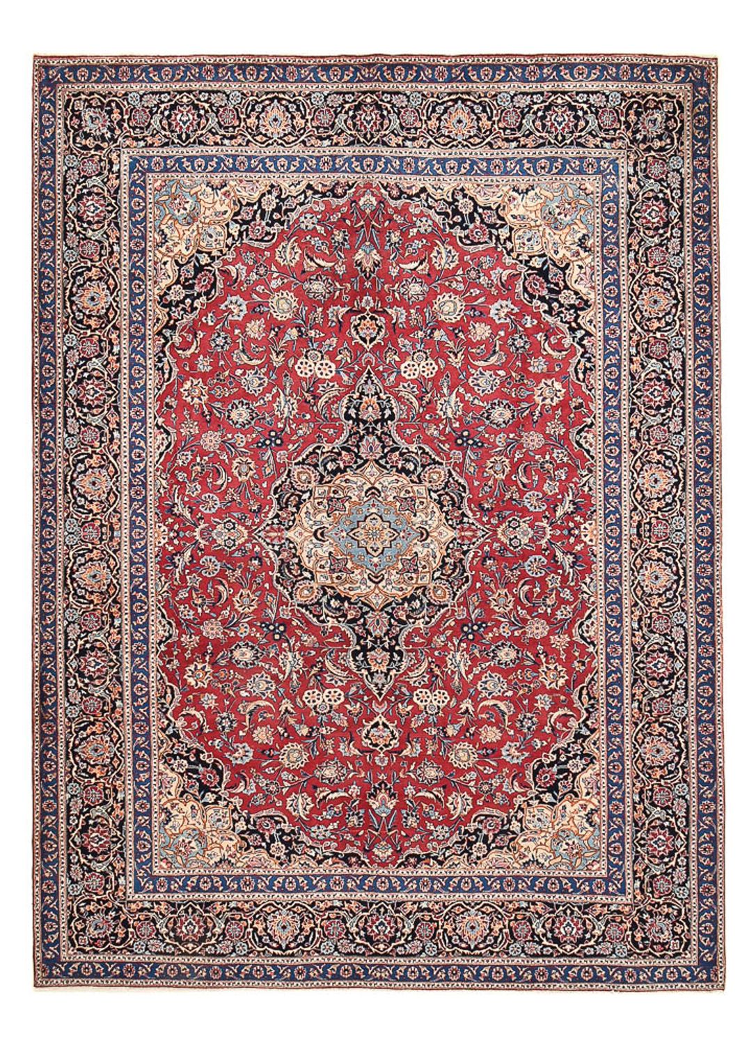 Tapis persan - Classique - 405 x 292 cm - rouge foncé