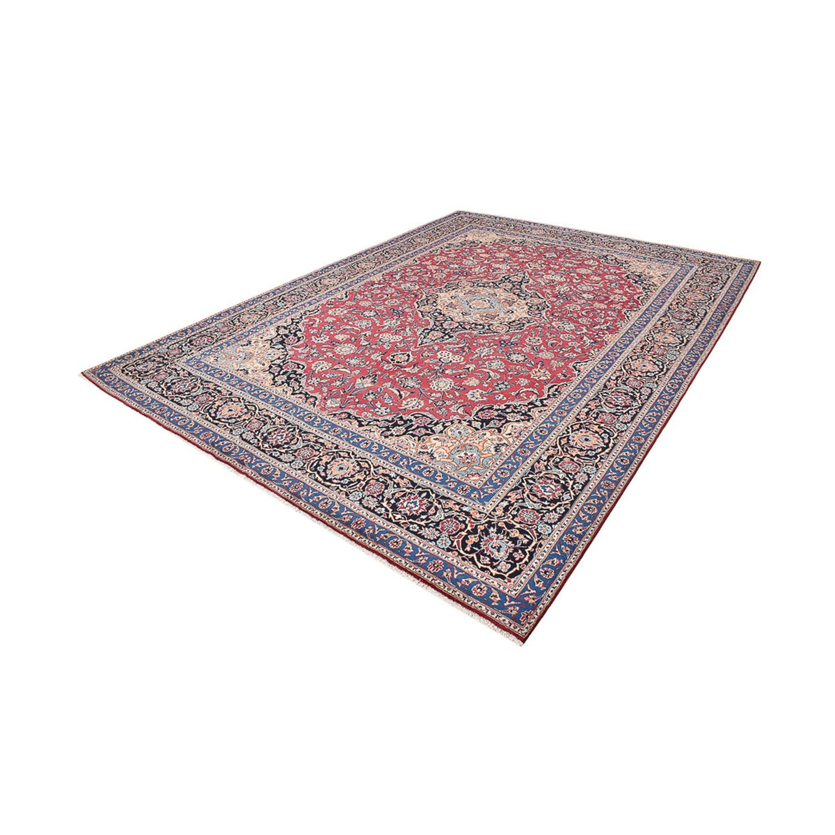 Tapis persan - Classique - 405 x 292 cm - rouge foncé