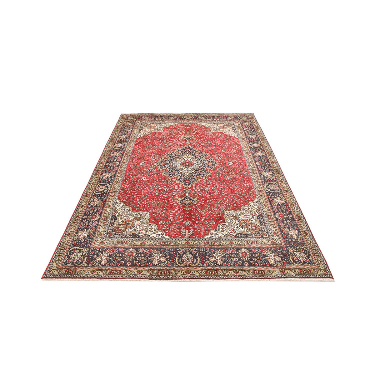 Tapis persan - Tabriz - 297 x 195 cm - rouge