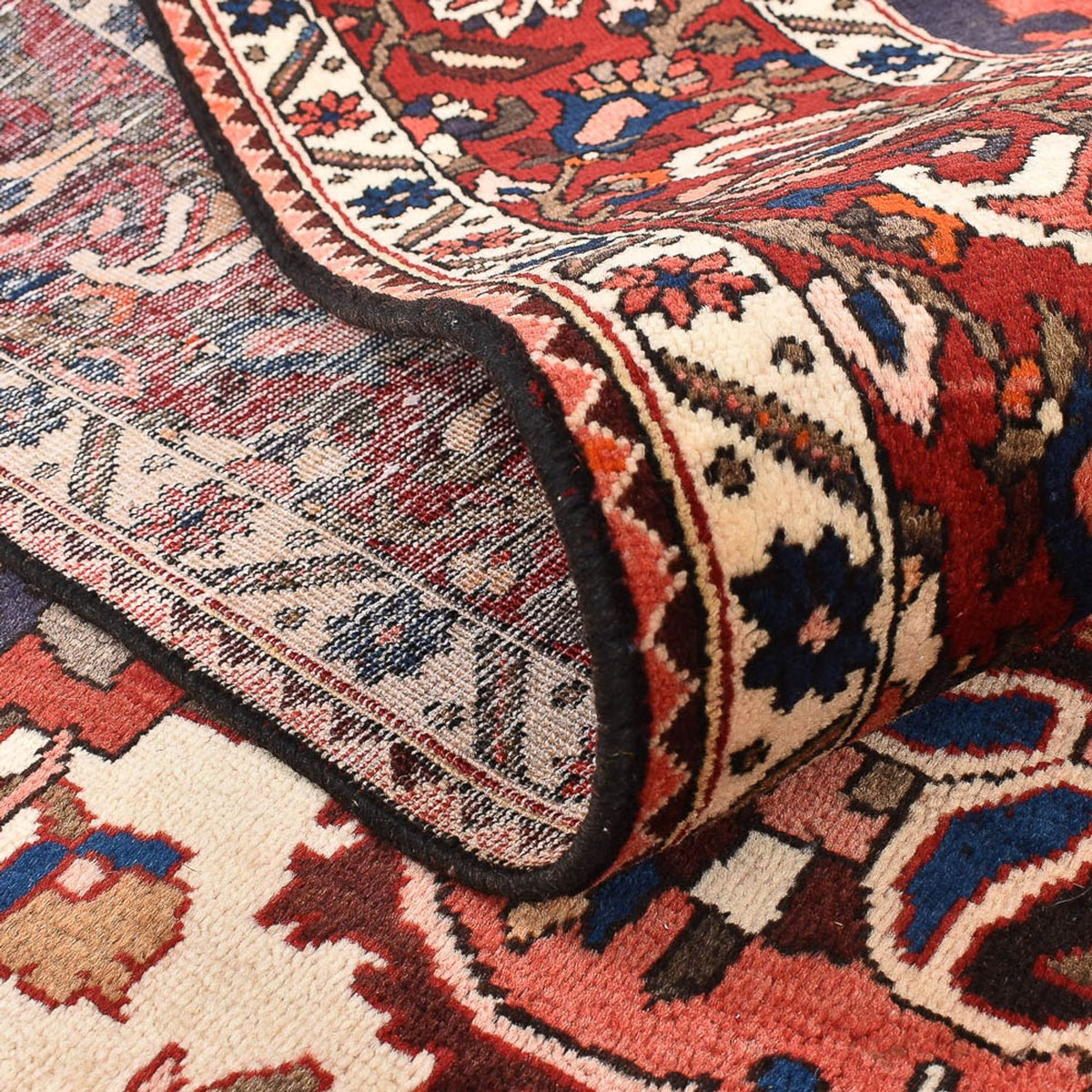 Tapis persan - Nomadic - 310 x 210 cm - terracotta