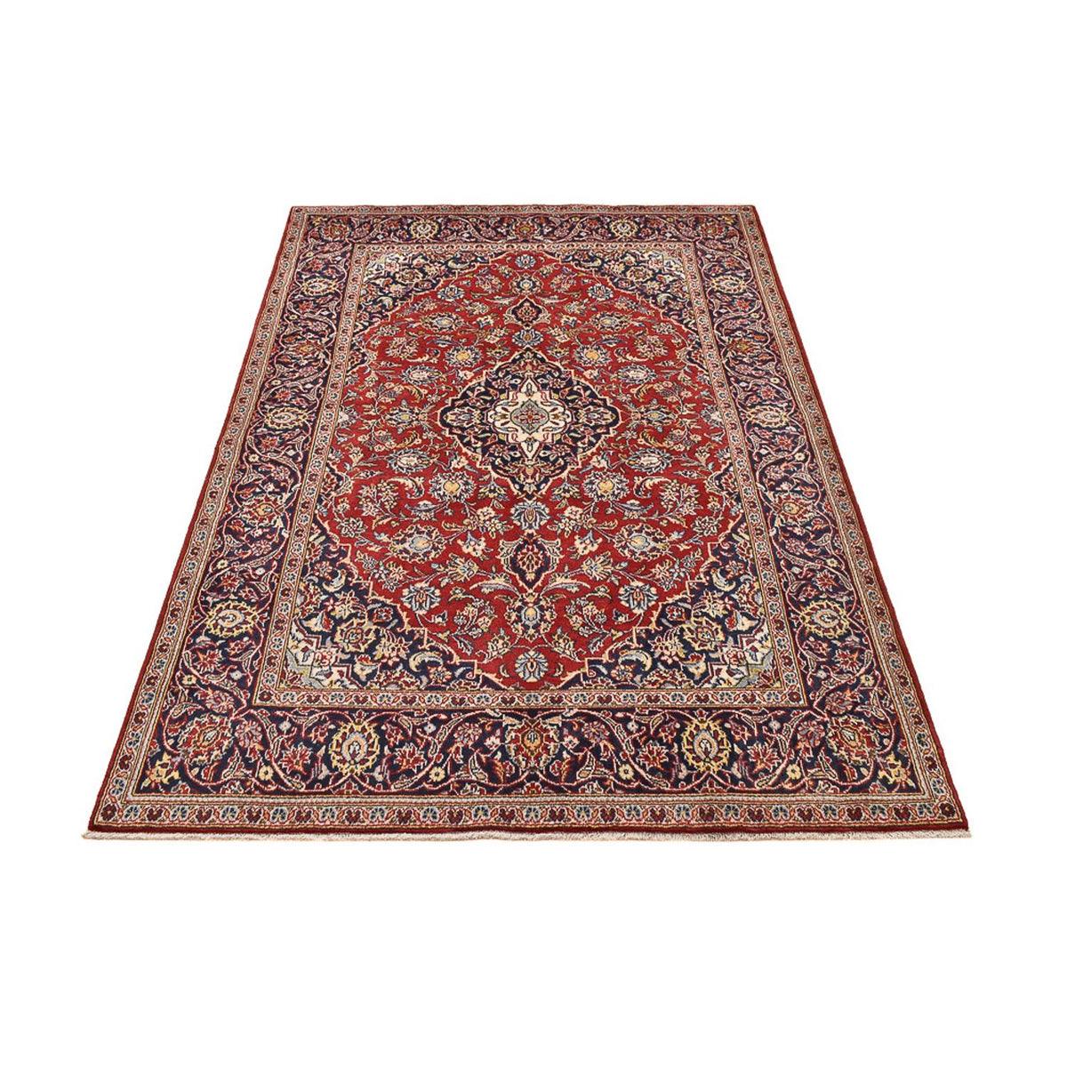 Tapis persan - Keshan - 216 x 138 cm - rouge