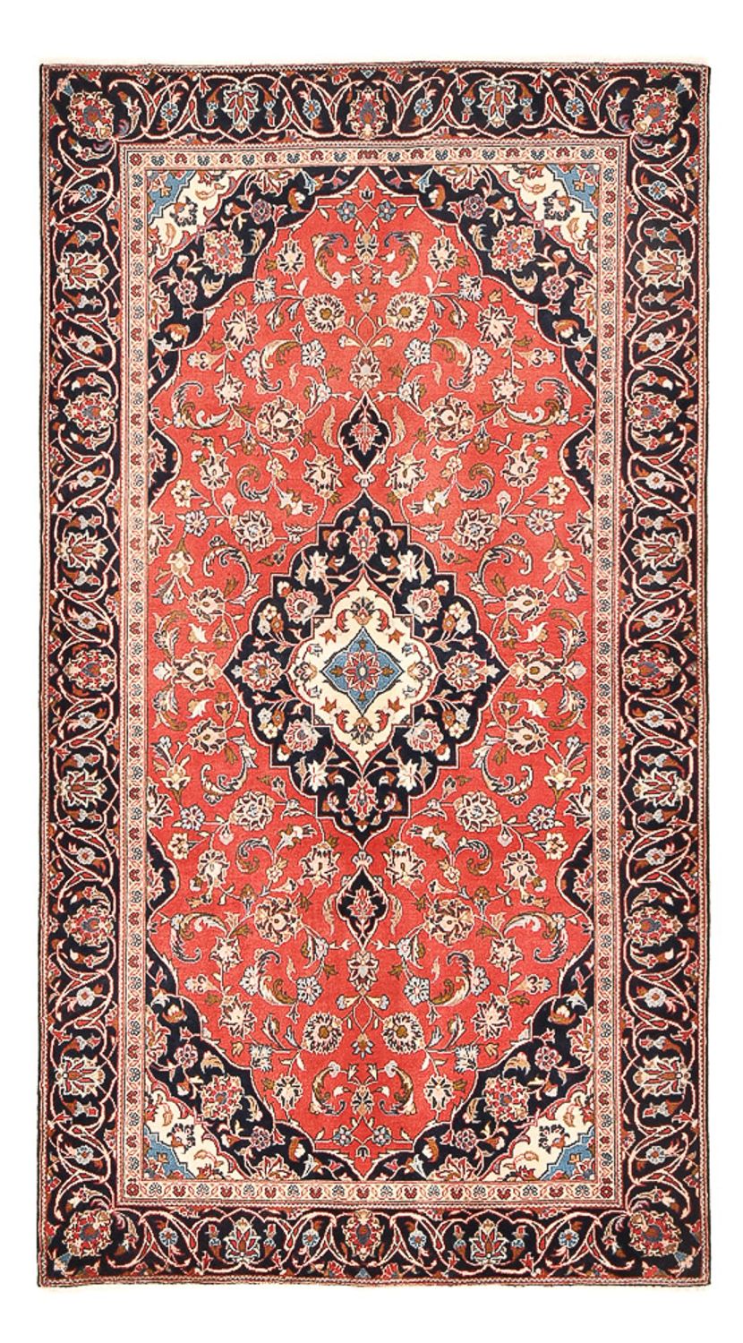 Tapis persan - Keshan - 253 x 134 cm - rouge clair