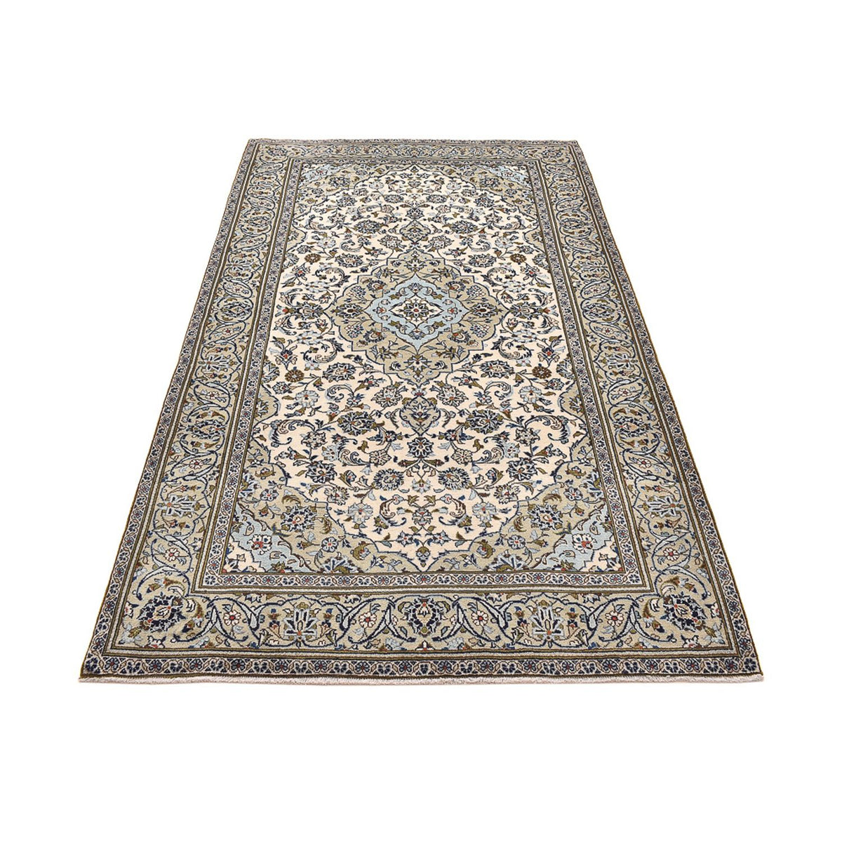 Tapis persan - Keshan - 254 x 145 cm - sable