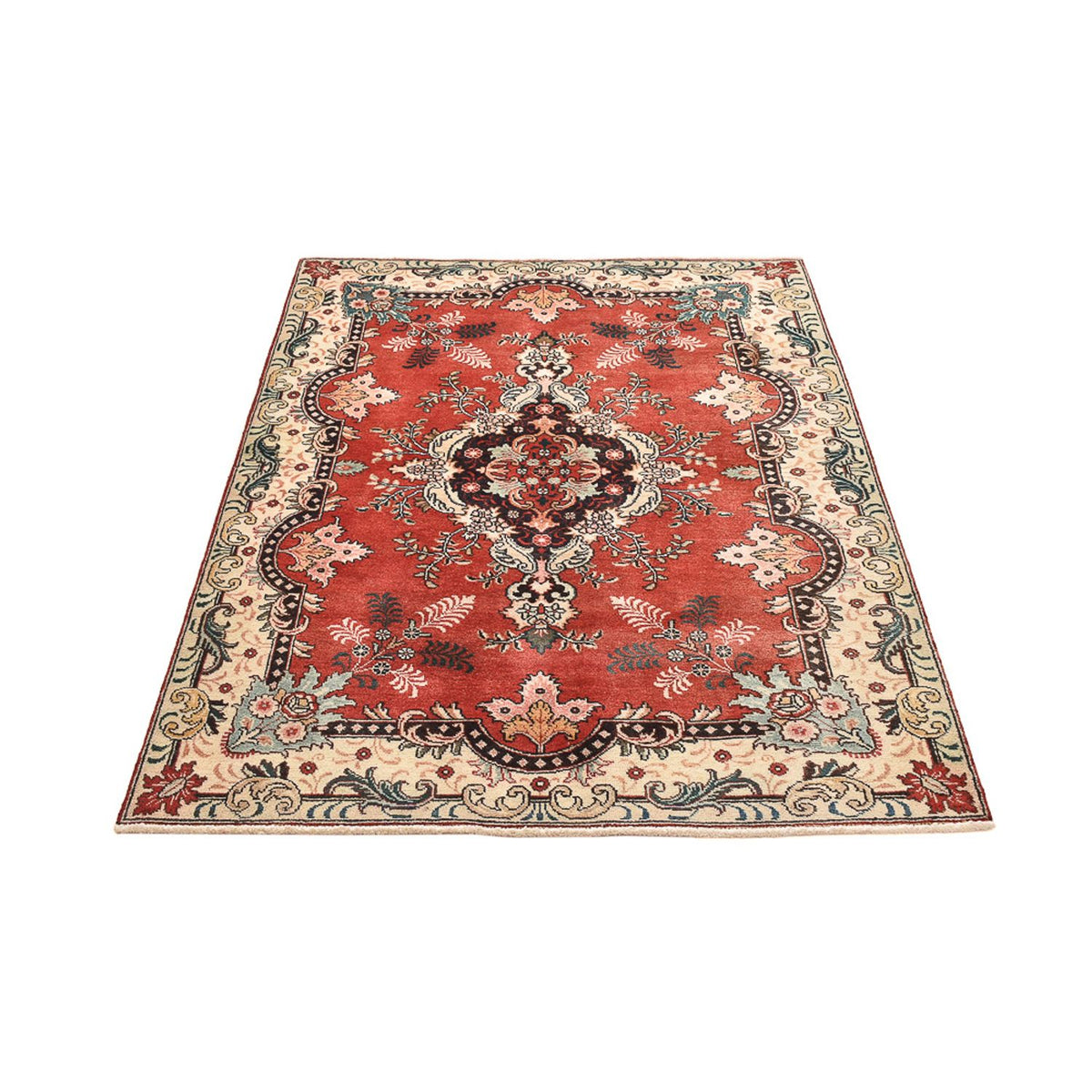 Tapis persan - Tabriz - 183 x 134 cm - rouge