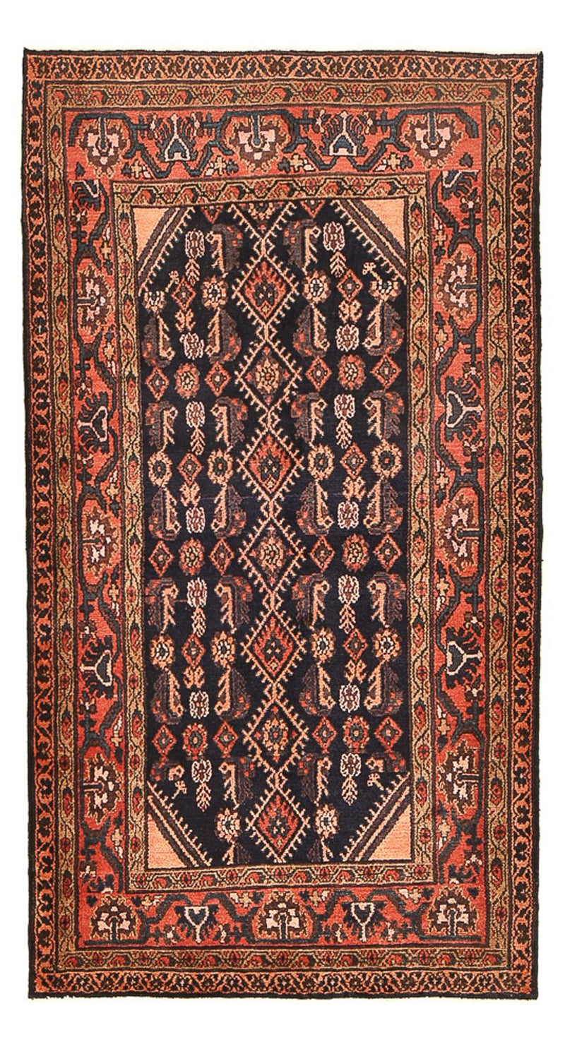 Tapis de couloir Tapis persan - Nomadic - 205 x 108 cm - bleu foncé