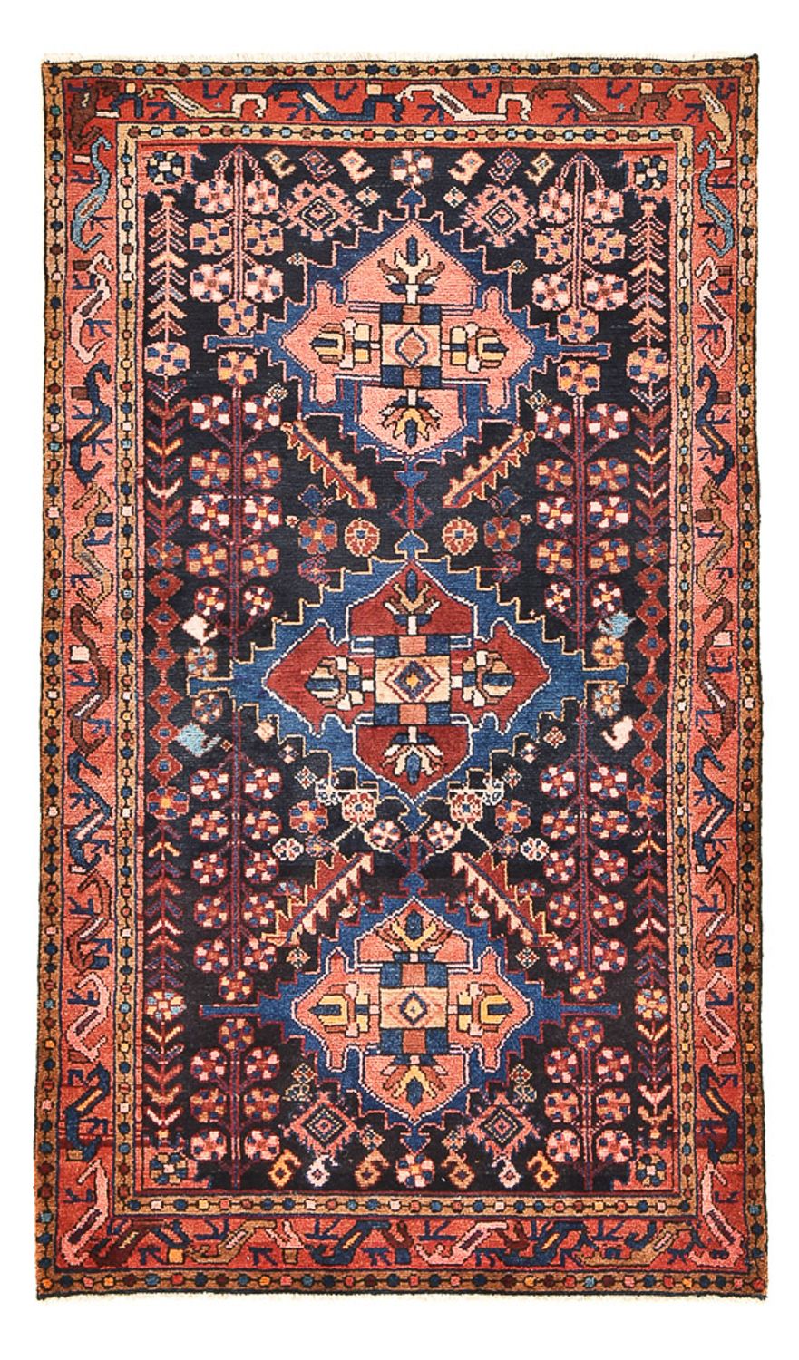 Tapis persan - Nomadic - 187 x 107 cm - bleu foncé