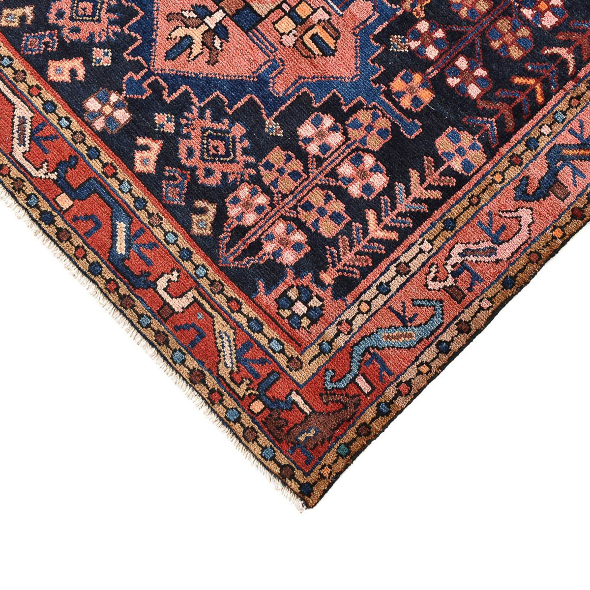 Tapis persan - Nomadic - 187 x 107 cm - bleu foncé