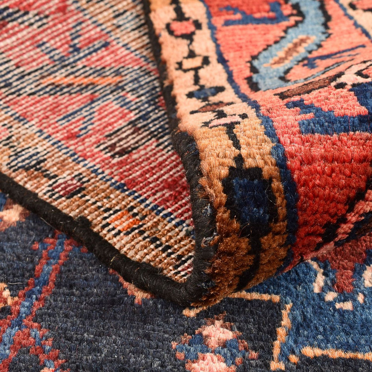 Tapis persan - Nomadic - 187 x 107 cm - bleu foncé