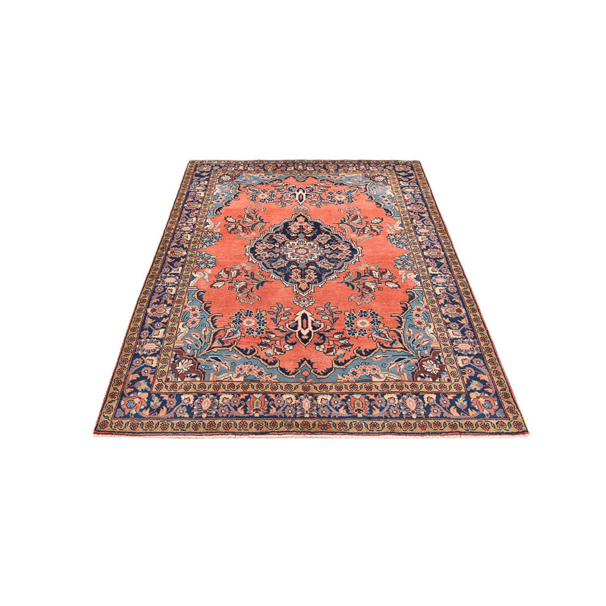 Tapis persan - Royal - 220 x 160 cm - rouge clair