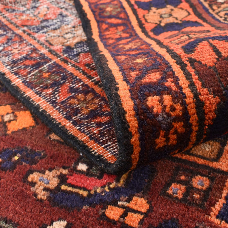 Tapis persan - Bidjar - 210 x 130 cm - rouge foncé