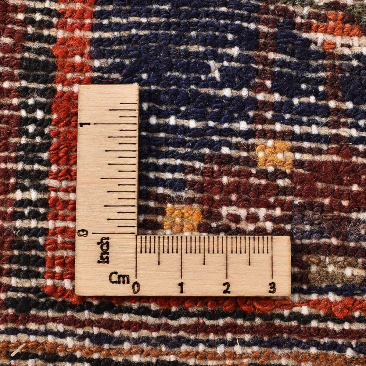 Tapis persan - Bidjar - 210 x 130 cm - rouge foncé