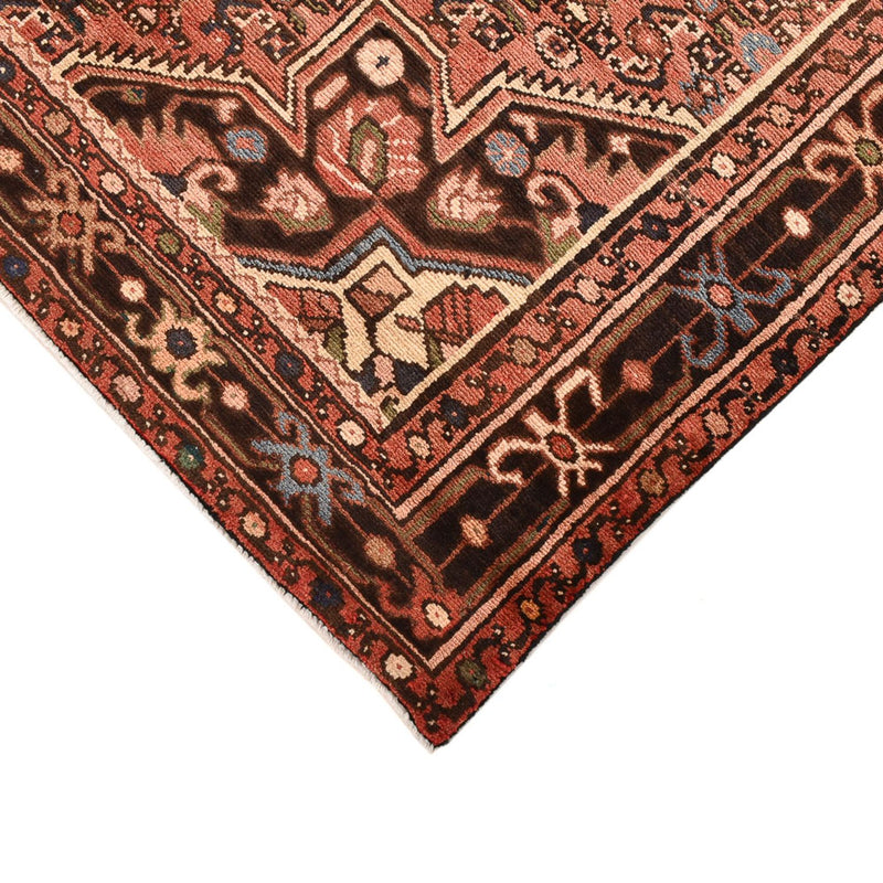 Tapis persan - Nomadic - 220 x 156 cm - rouge clair