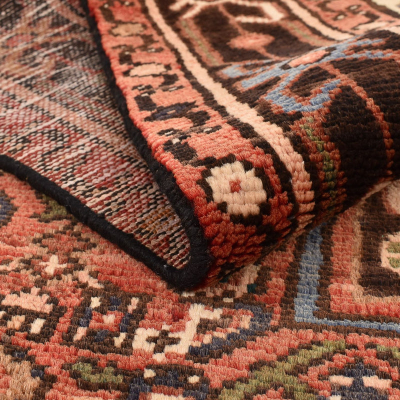 Tapis persan - Nomadic - 220 x 156 cm - rouge clair