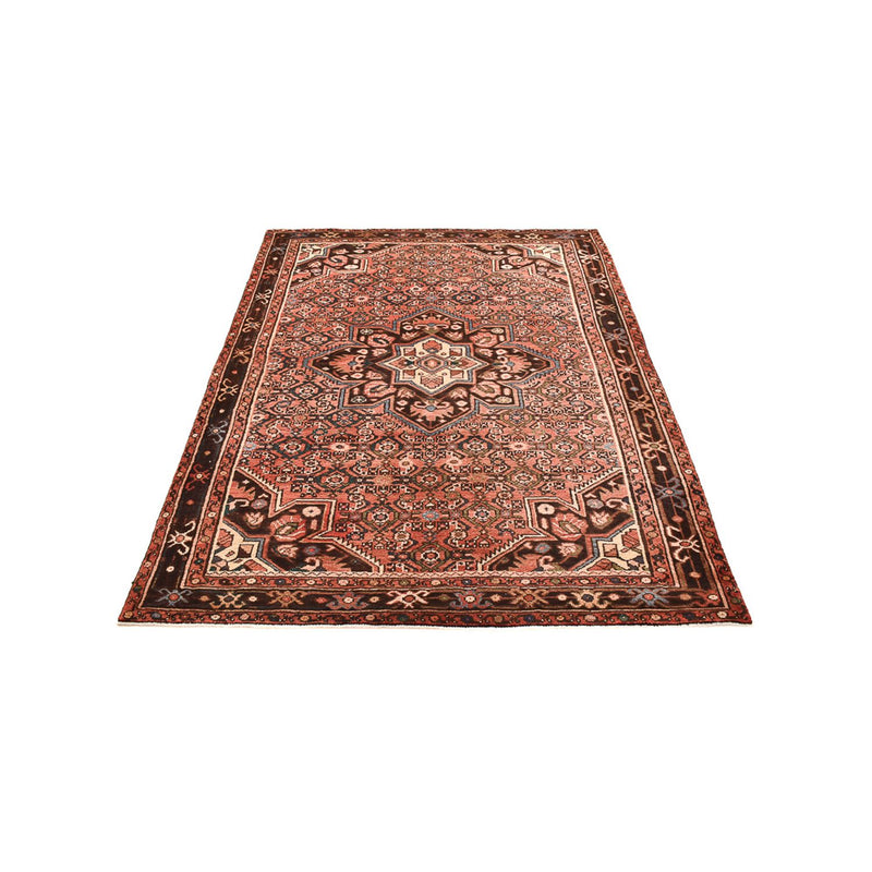 Tapis persan - Nomadic - 220 x 156 cm - rouge clair