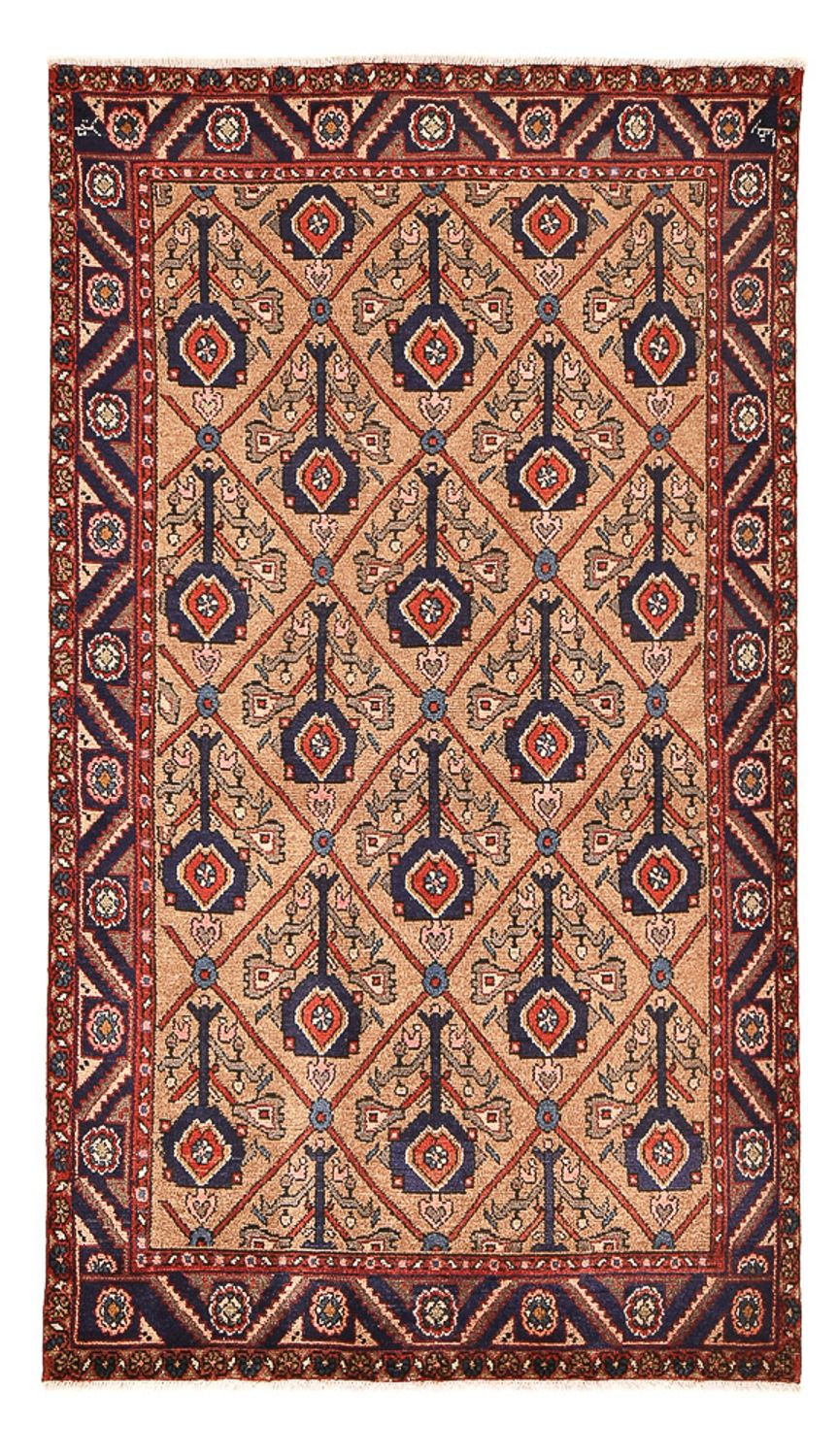 Tapis de couloir Tapis persan - Nomadic - 223 x 128 cm - beige foncé