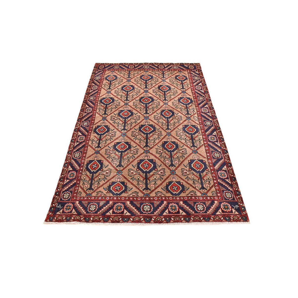 Tapis de couloir Tapis persan - Nomadic - 223 x 128 cm - beige foncé