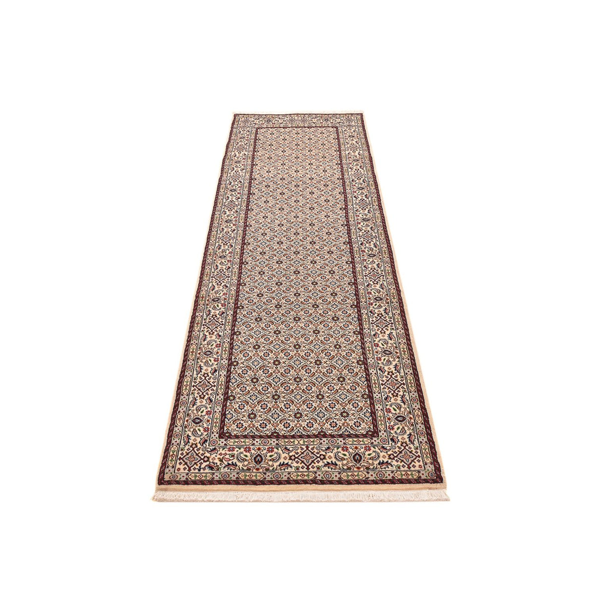 Tapis de couloir Tapis persan - Classique - 292 x 82 cm - beige