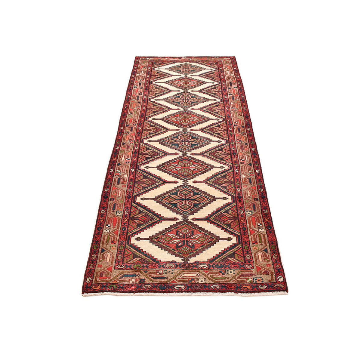 Tapis de couloir Tapis persan - Nomadic - 271 x 87 cm - rouge clair