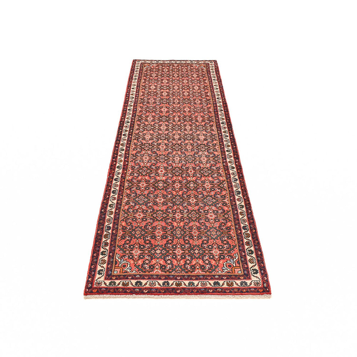 Tapis de couloir Tapis persan - Nomadic - 277 x 85 cm - rouge clair
