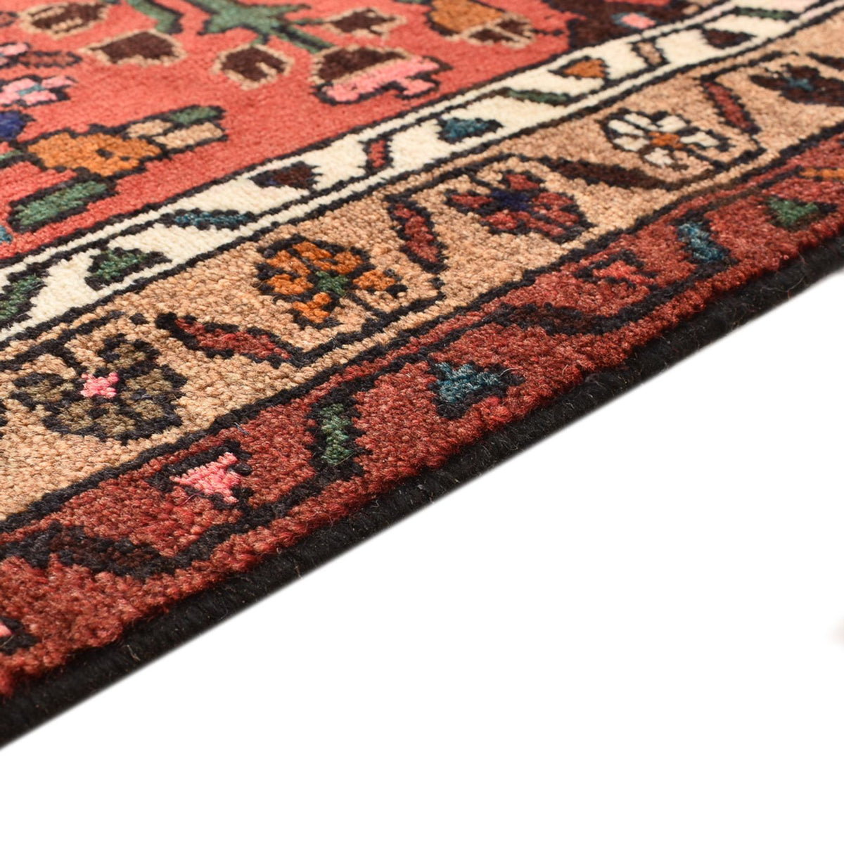 Tapis de couloir Tapis persan - Nomadic - 307 x 85 cm - rouge