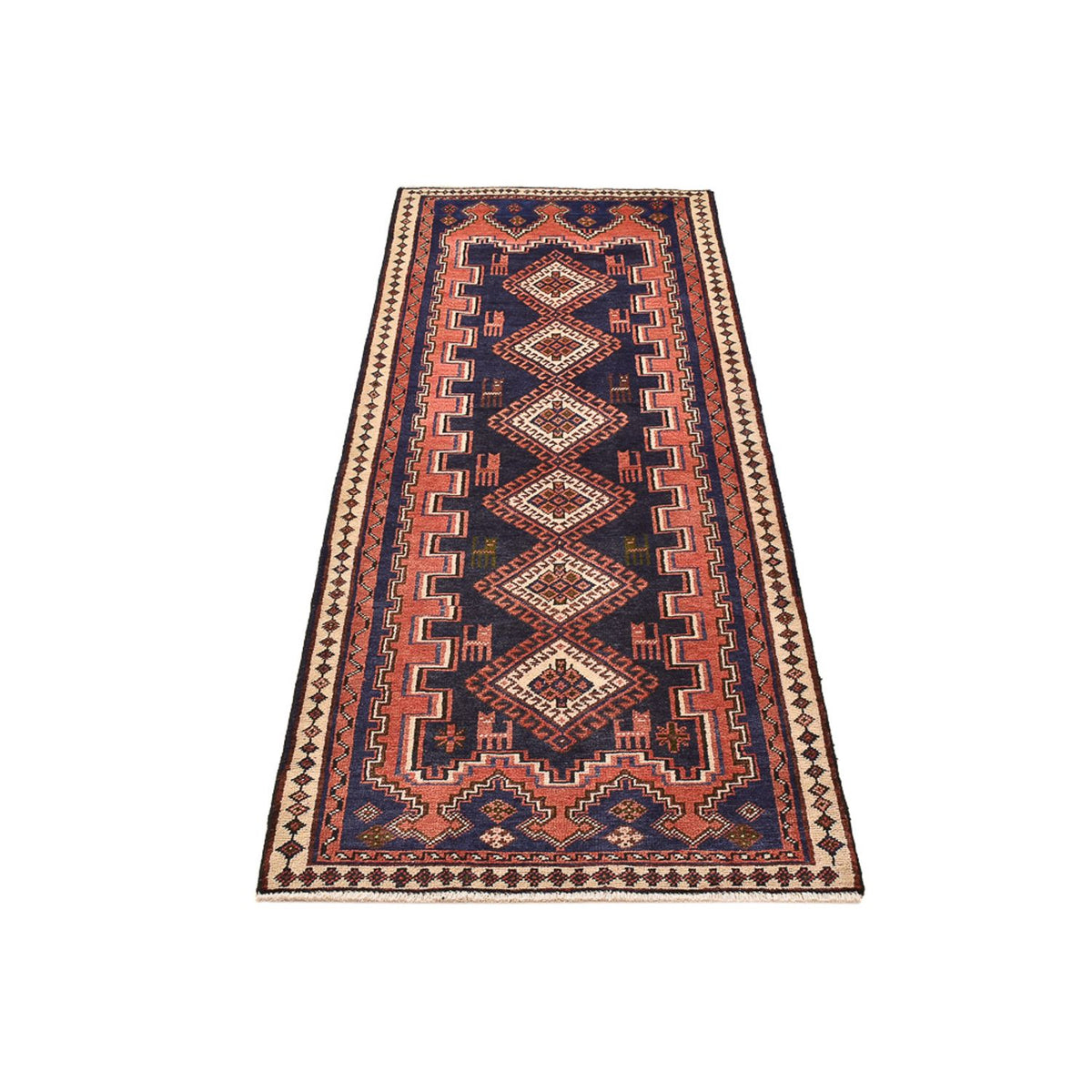 Tapis de couloir Tapis persan - Nomadic - 191 x 73 cm - multicolore