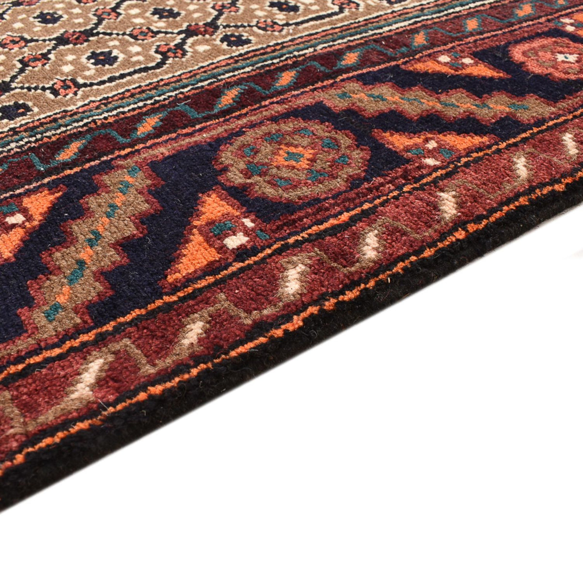 Tapis de couloir Tapis persan - Nomadic - 396 x 105 cm - sable