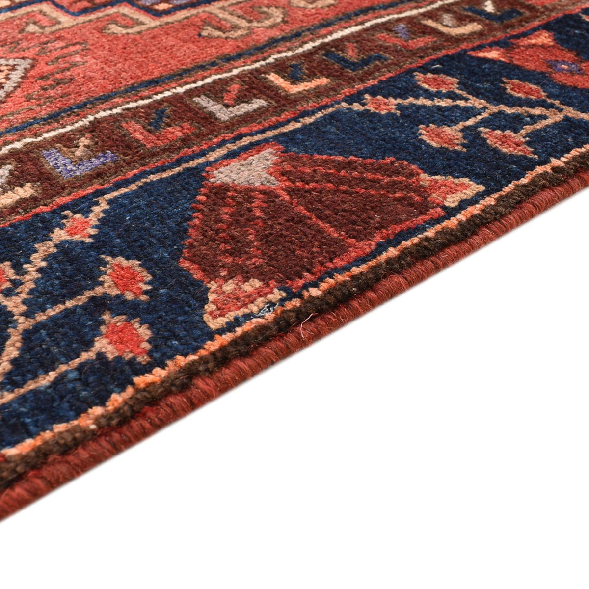 Tapis de couloir Tapis persan - Bidjar - 300 x 98 cm - rouge