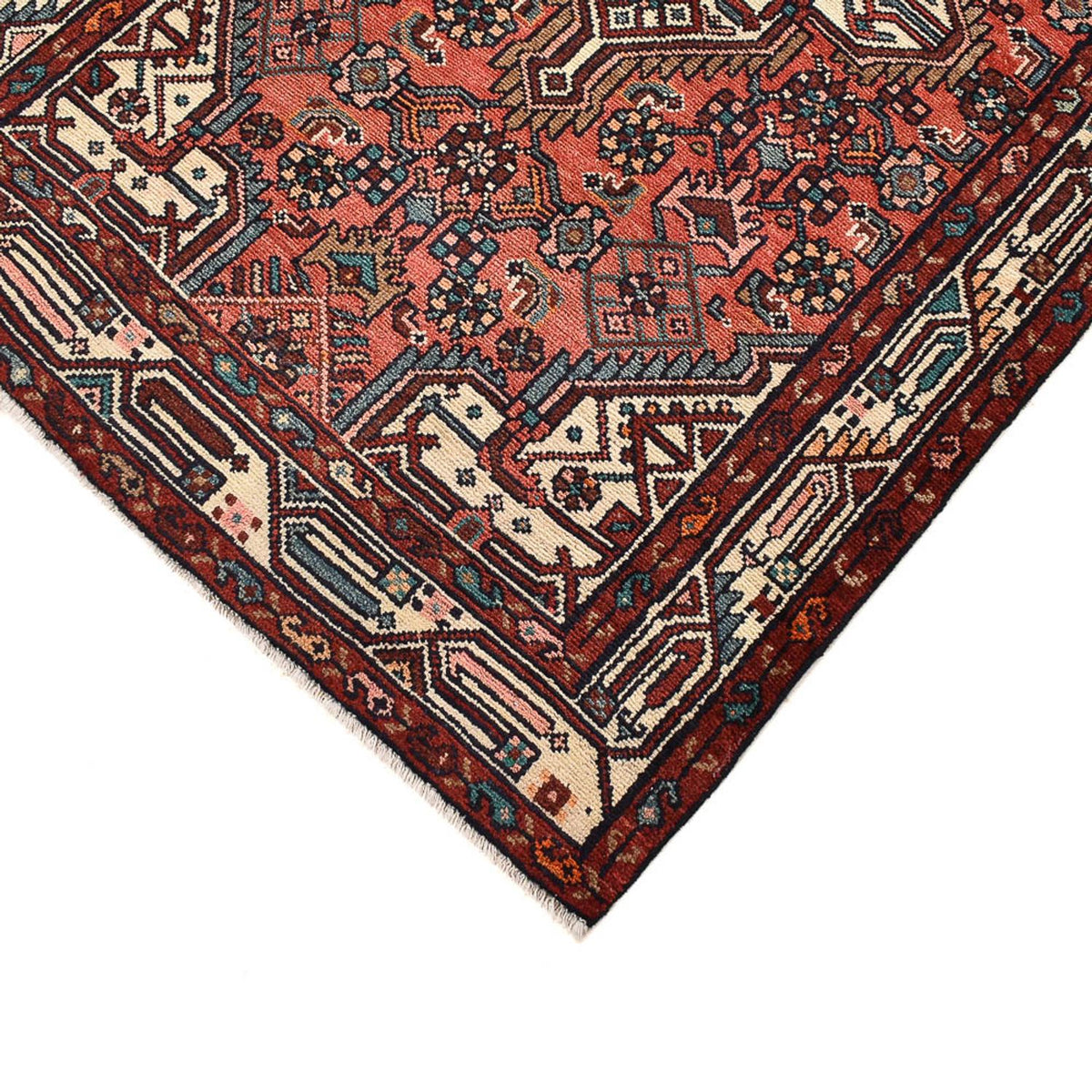 Tapis de couloir Tapis persan - Nomadic - 277 x 100 cm - rouge clair